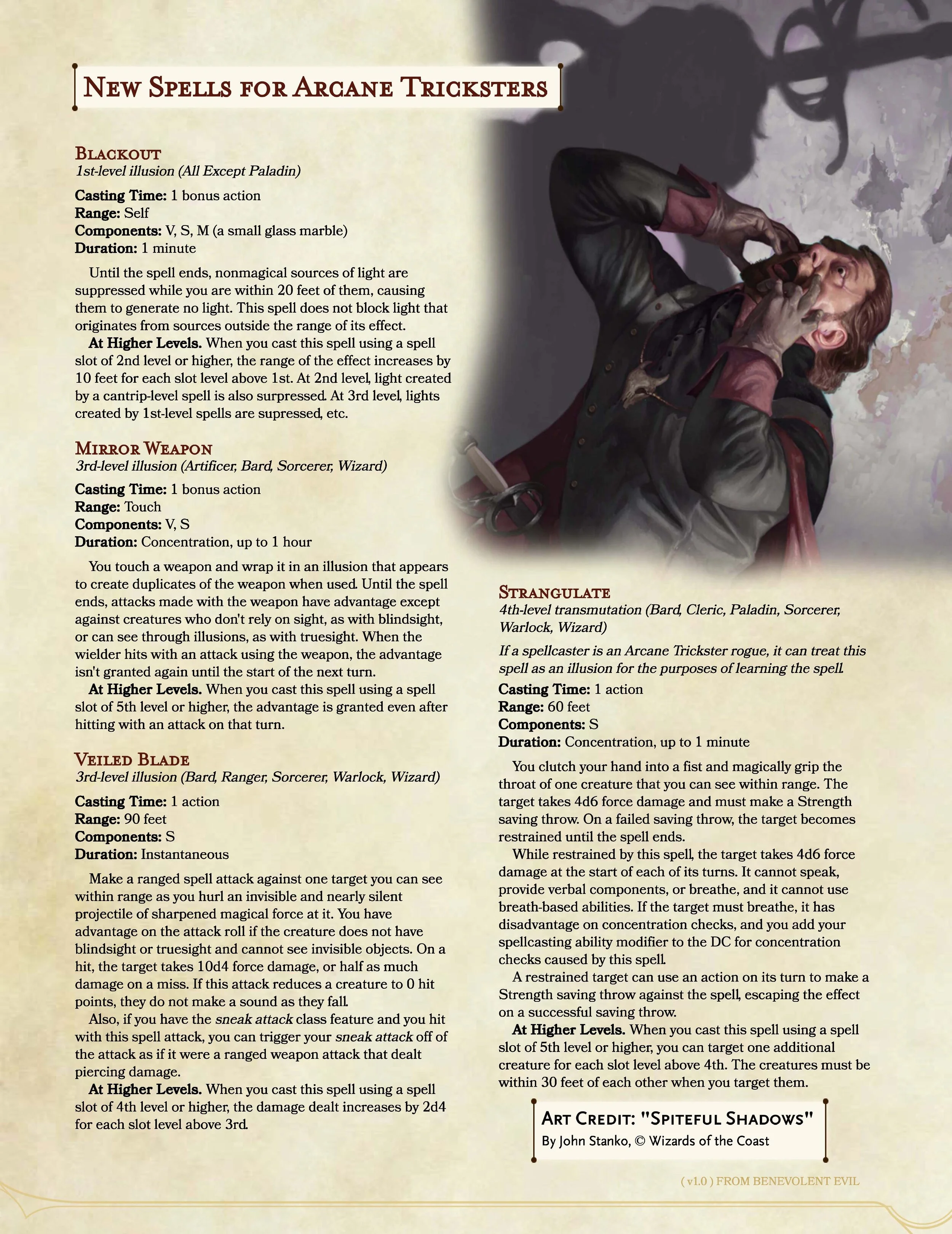 New Spells for Arcane Tricksters