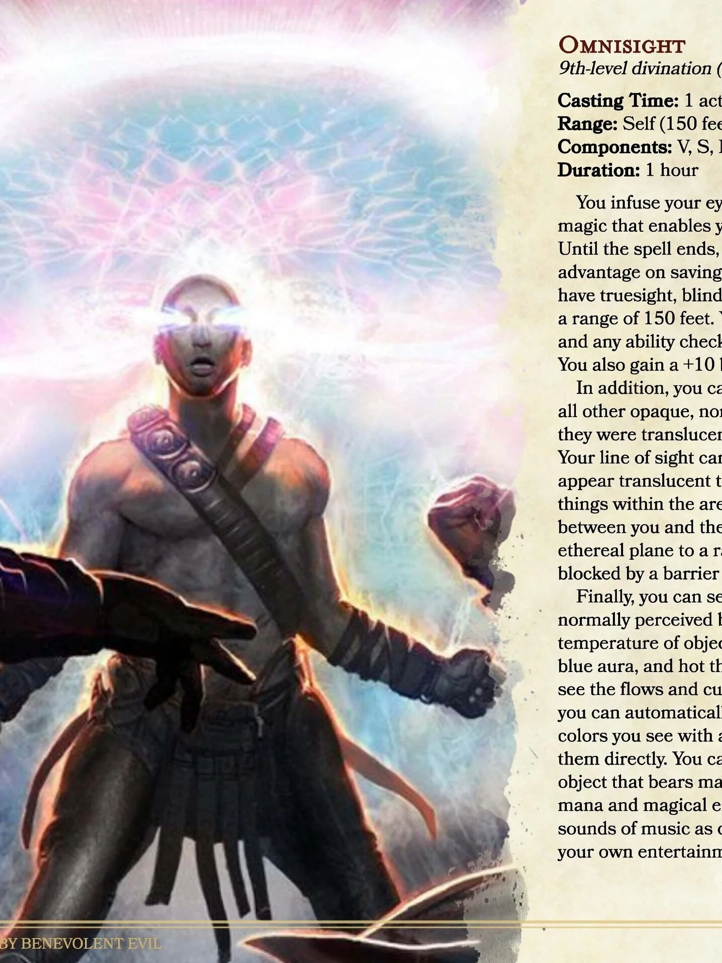 New Spell: Master Divination