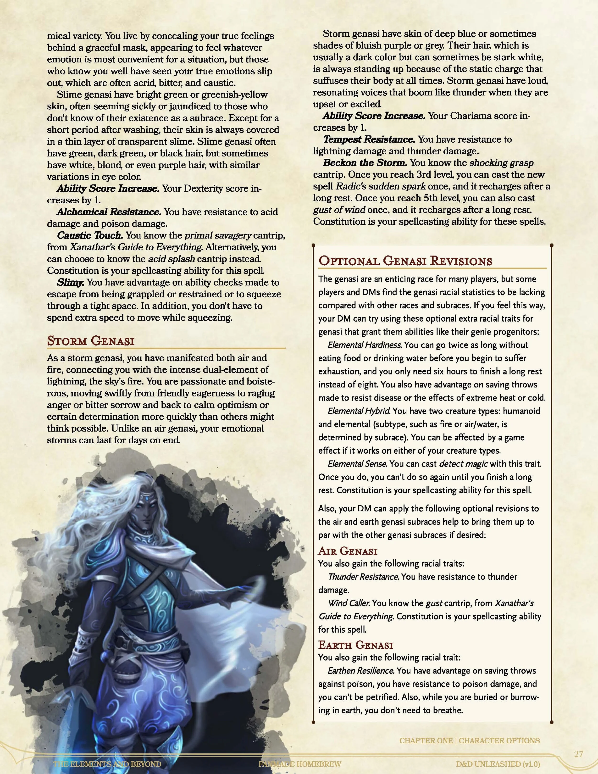 Lightning, Storms, and Electricity — DND Unleashed A Homebrew
