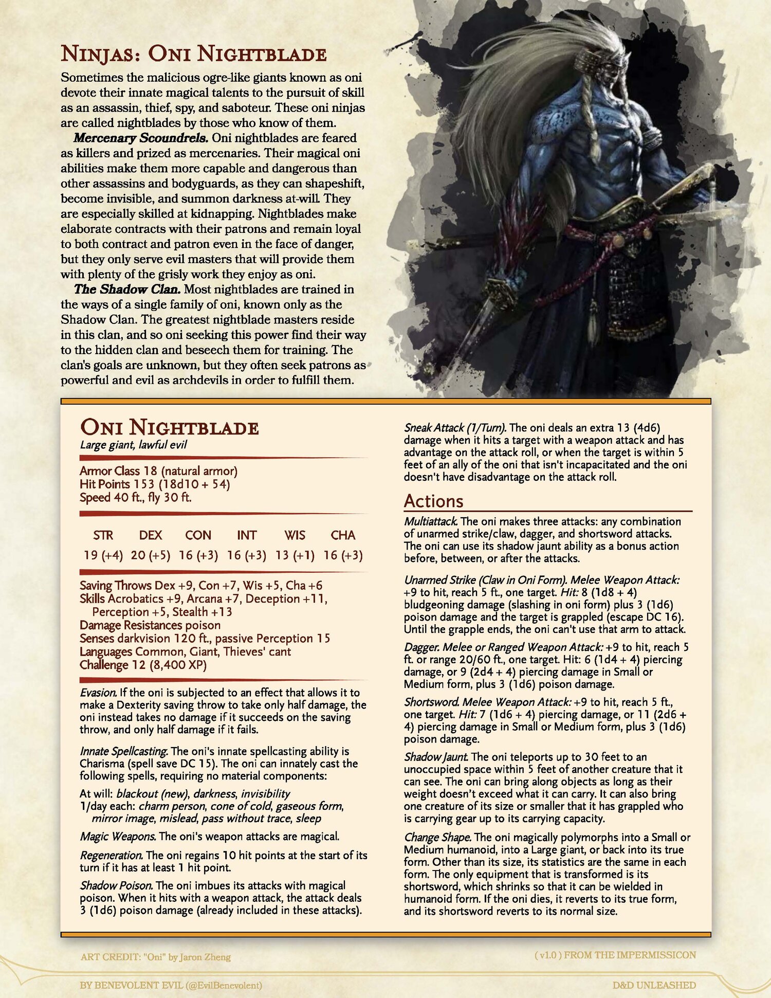 Example Character: Wizard / Leader — DND Unleashed: A Homebrew Expansion  for 5th Edition Dungeons and Dragons