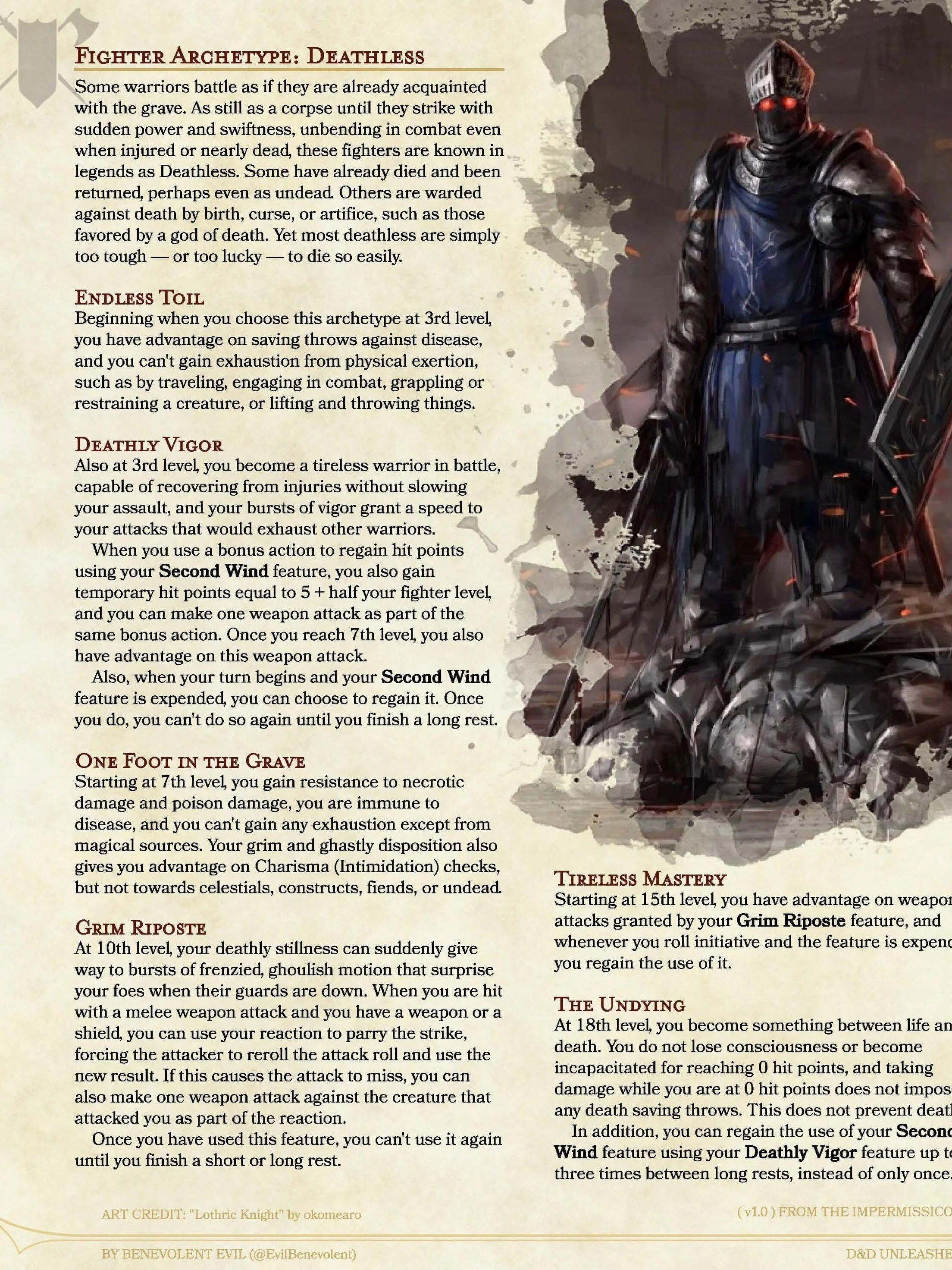 The Deathless (Fighter)