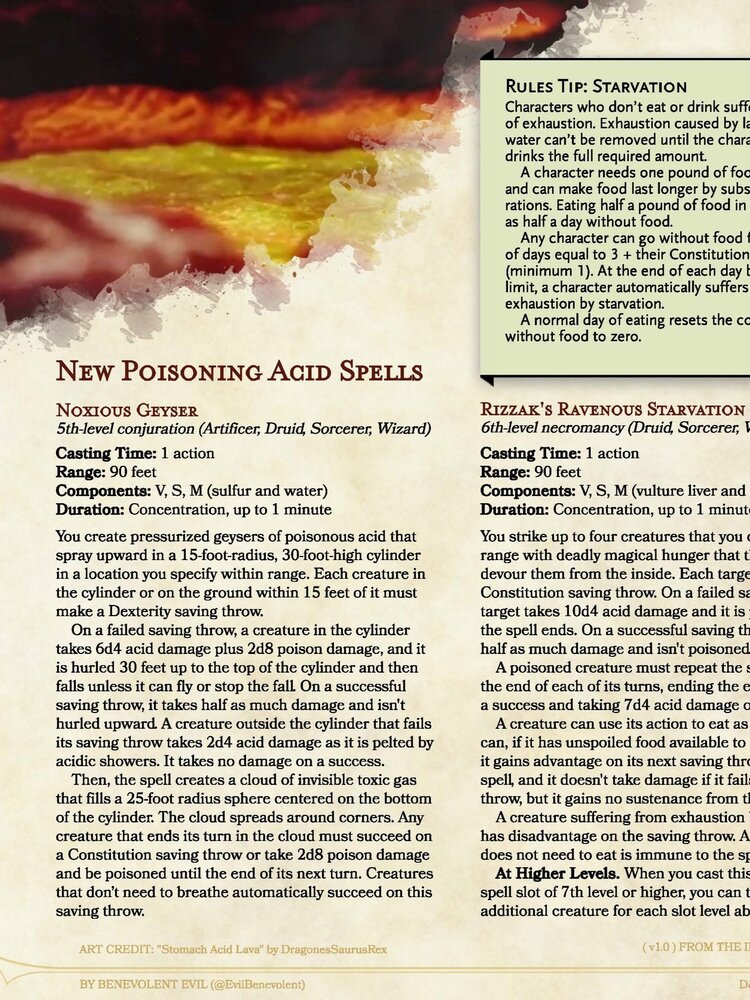New Spells: Bad Luck Curses — DND Unleashed: A Homebrew Expansion