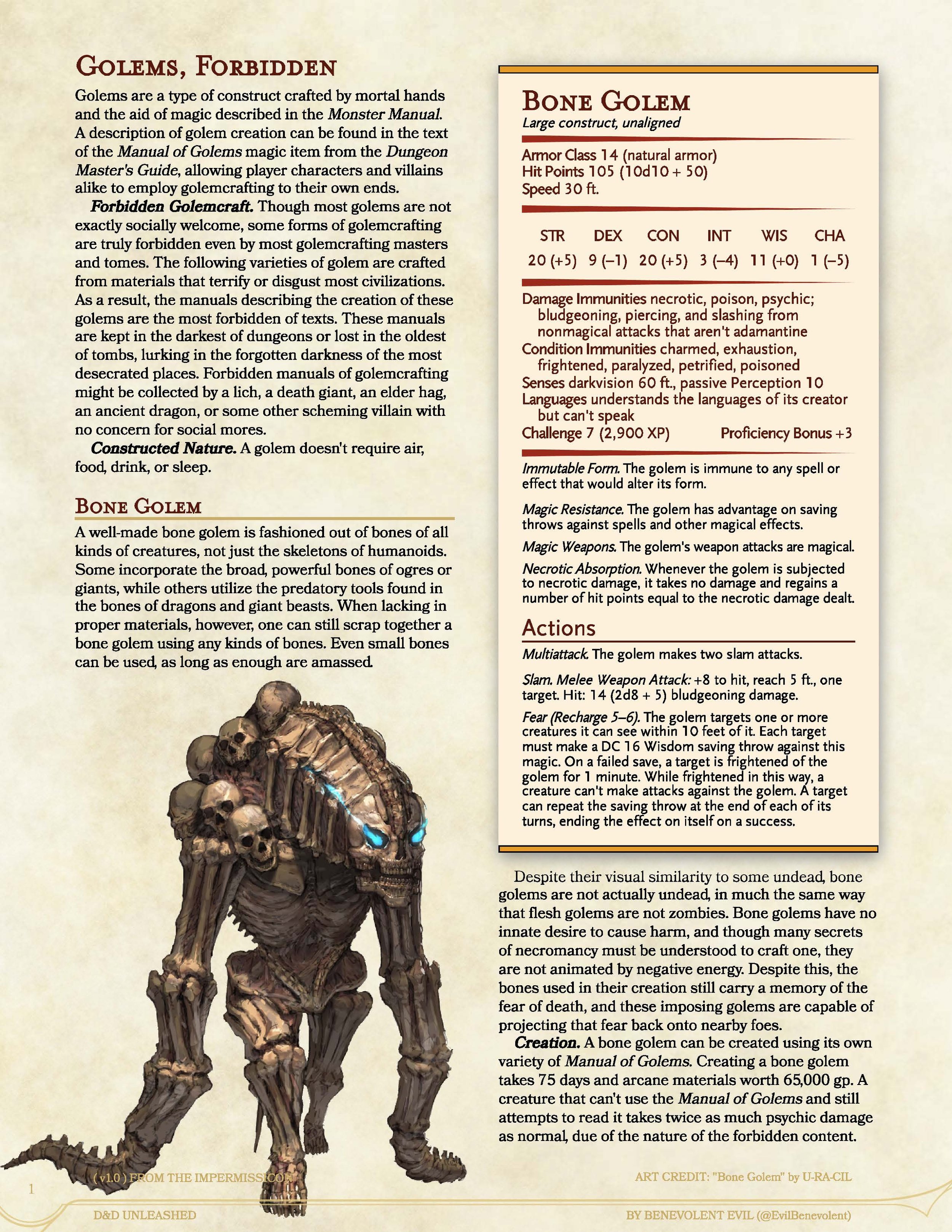 New Monsters Forbidden Golems DND Unleashed A Homebrew Expansion new-monsters-forbidden-golems-dnd-unleashed-a-homebrew-expansion