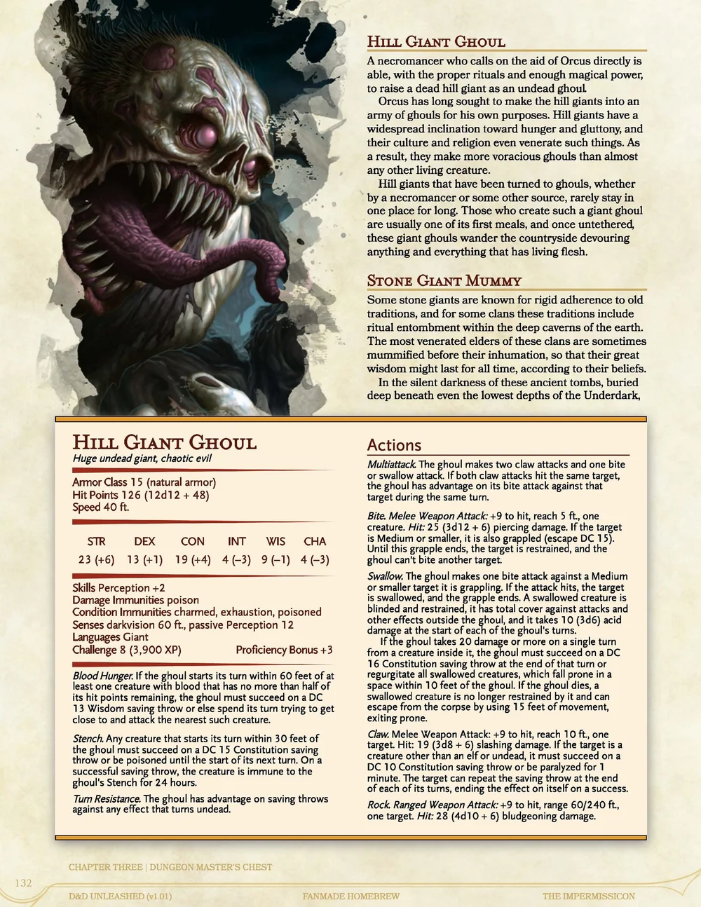 Ghoul Dnd 5e Stat Block