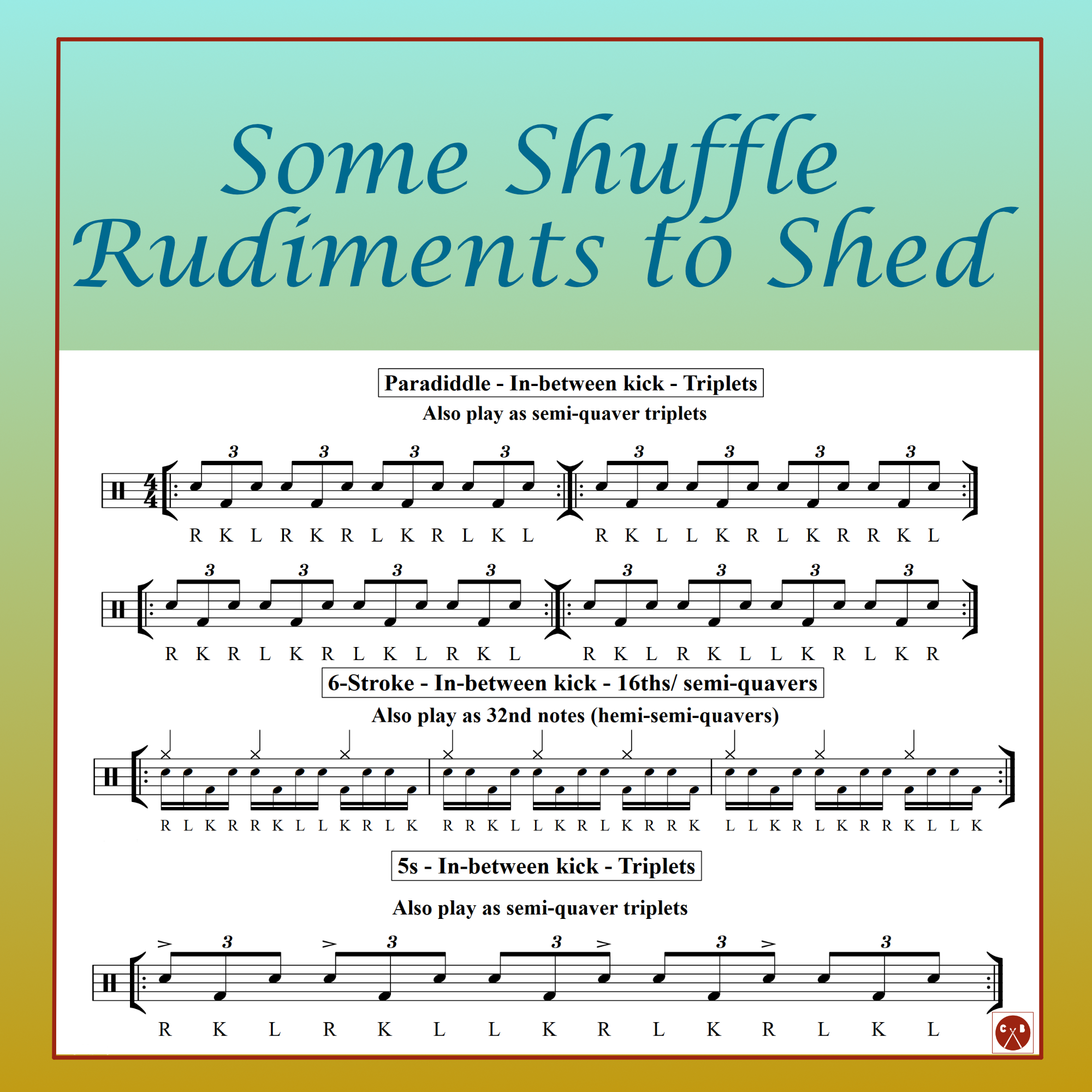 Some Shuffle Rudiments to Shed — Cypress Bartlett