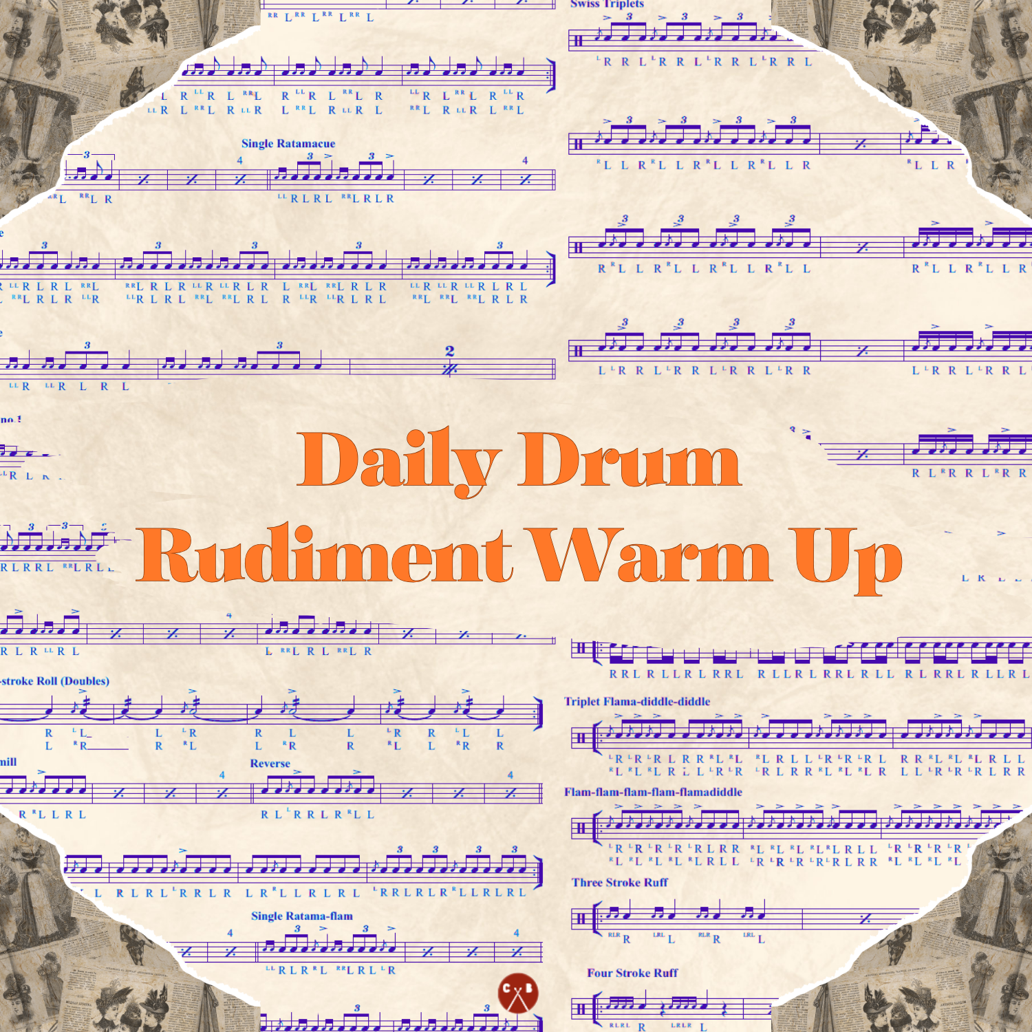 Daily Drum Rudiment Warm Up FREE PDF