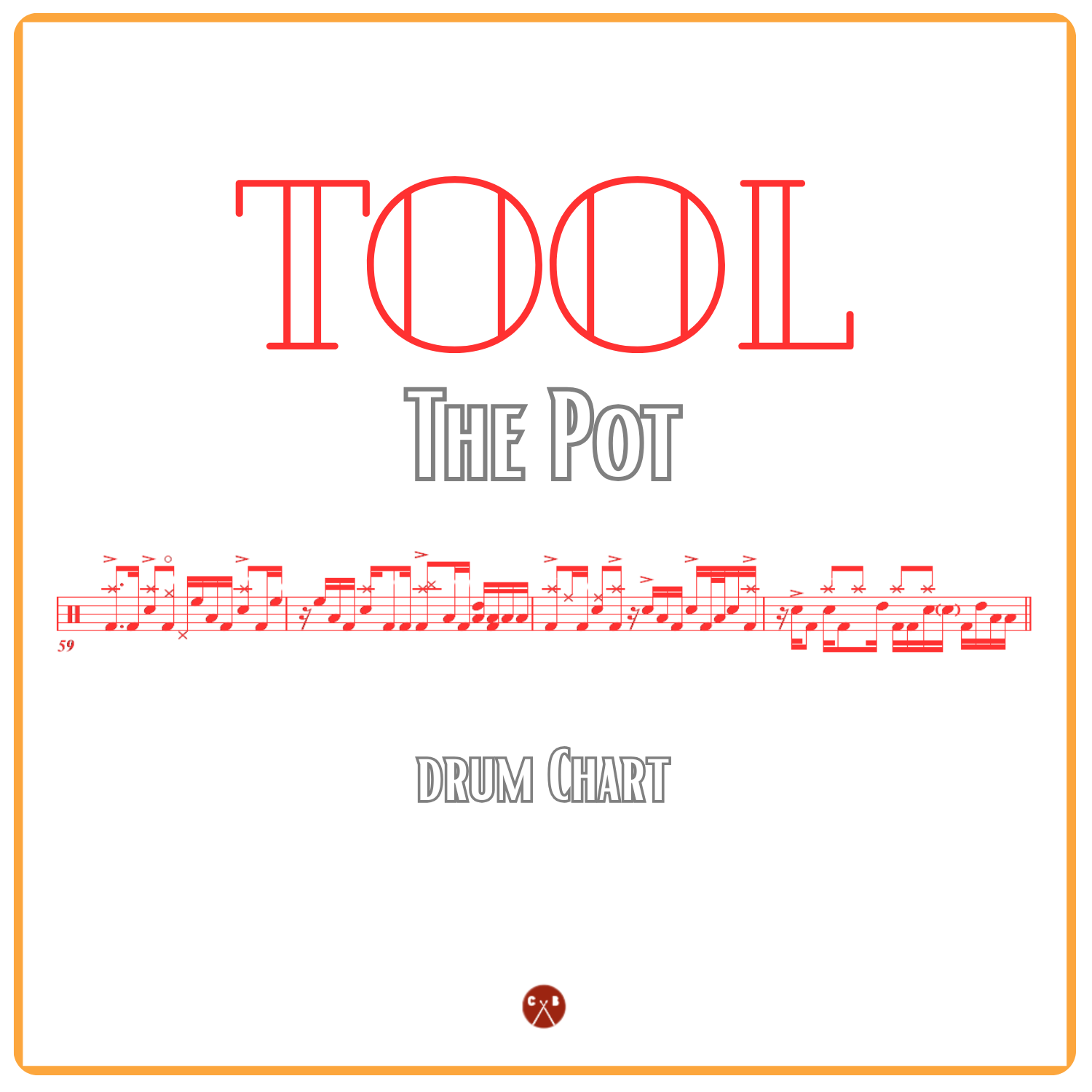 The Pot - Tool - Drum Chart PREMIUM