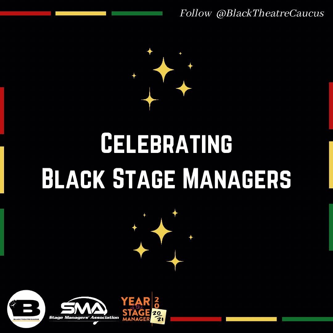 Have you seen the✨Celebrating Black Stage Managers✨series curated by the one and only R. Christopher Maxwell @BLKStageManager in the @sminsta2020 Facebook group this year?! 

@BlackTheatreCaucus and @SMsOfUSA have partnered to raise the visibility an