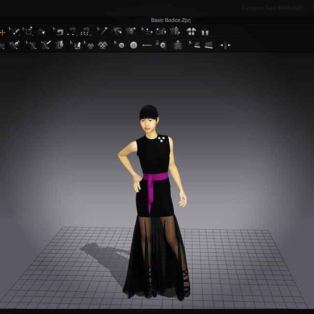 Traditionally this would take no more than 4hrs. But digitally... Happy with my first proper 3D render in #digital #fashion #3D #vr #marvelousdesigner #blender