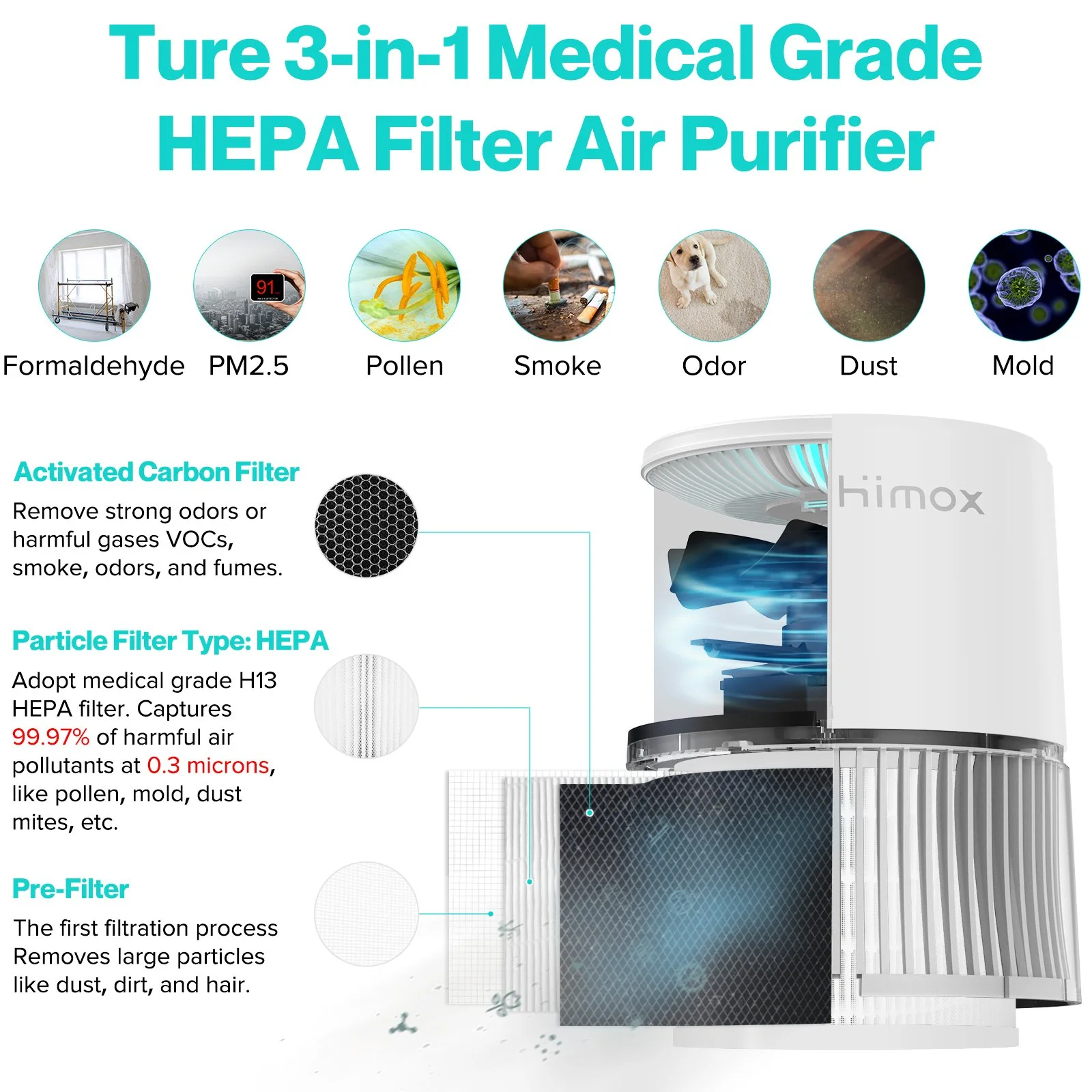 Air Purifier H06 — Himox.com/home