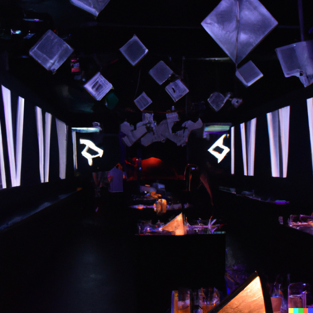 an illustration of a toronto nightclub