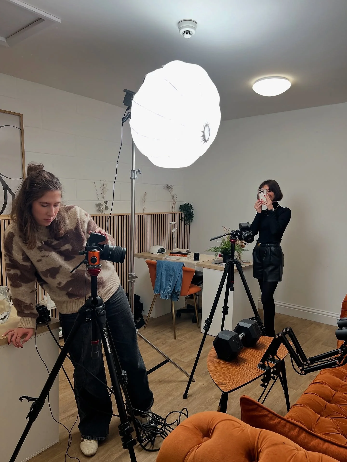 podcast behind the scenes, with some questionable audio, who thinks we should do more behind the scenes and be even weirder ? ποΈ
 
yes, part 2 of our podcasts with krystal & leanne is coming soon. In this series we answer your beauty questi