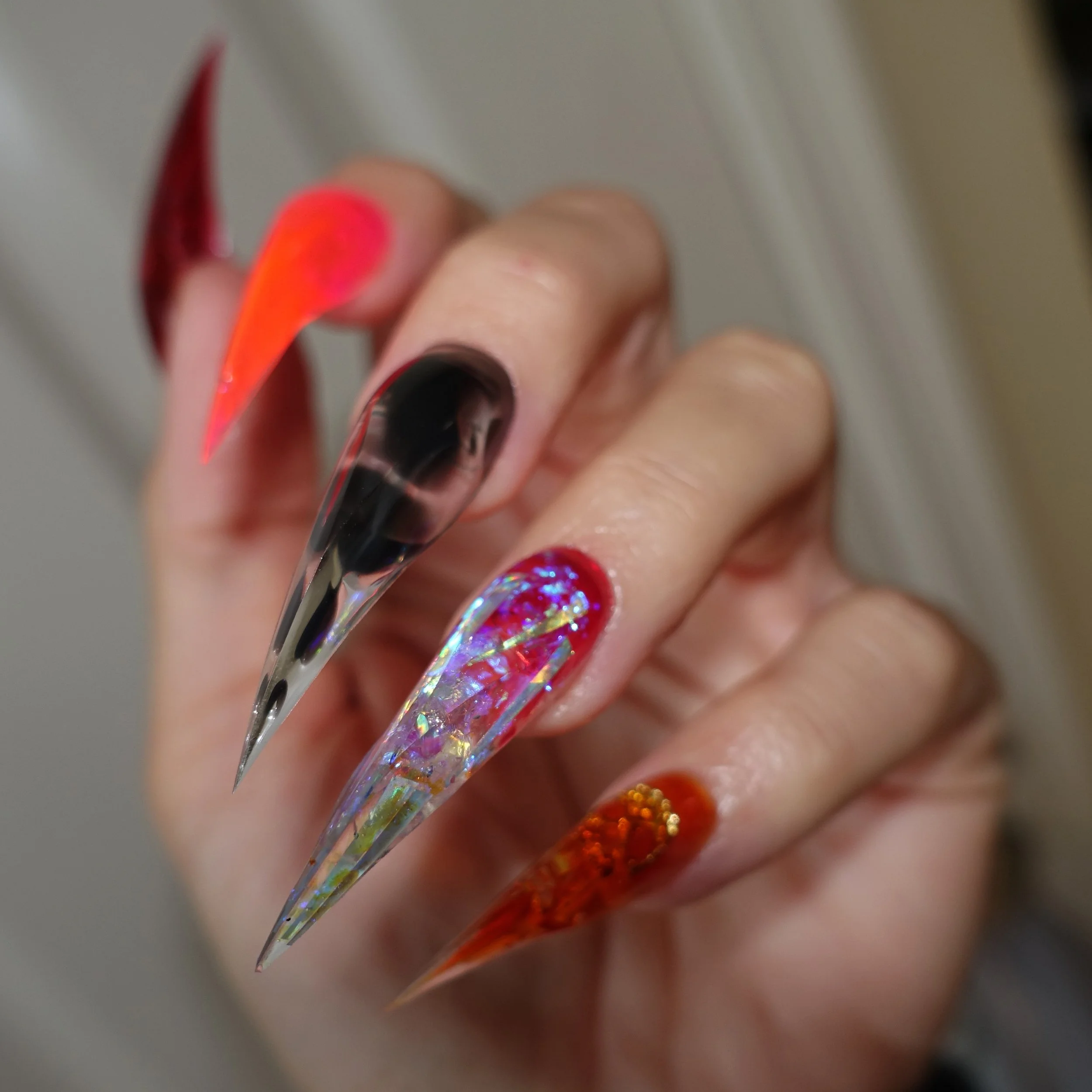 CUSTOM  Trick & treat nails