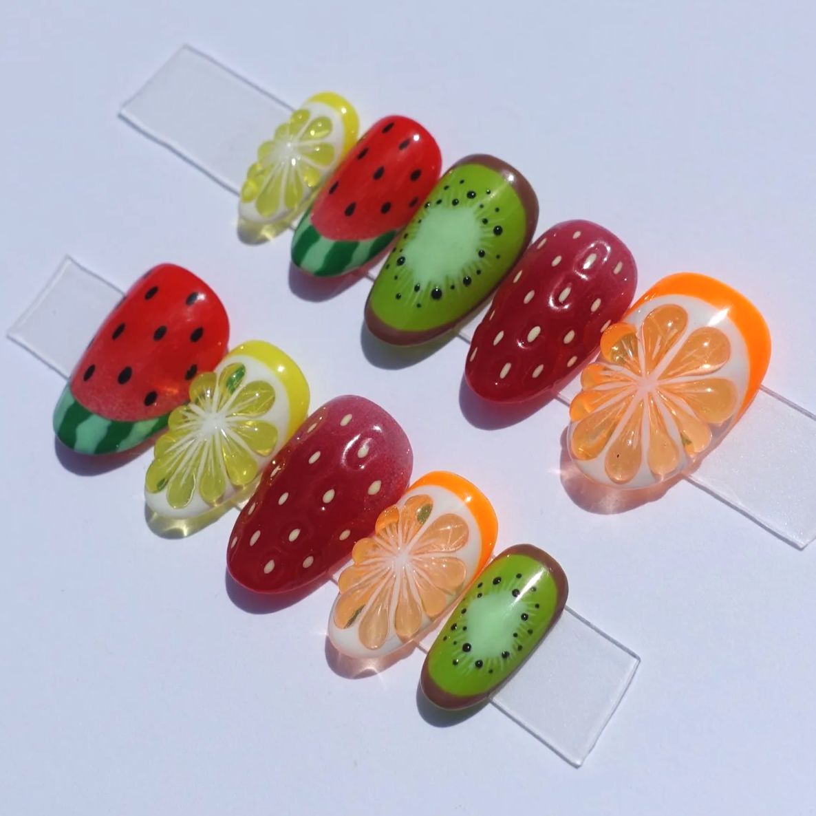 3D FRUIT NAILS