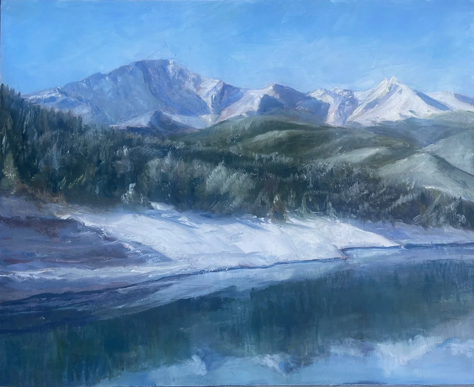 Reflection on the Rampart  Pikes Peak.jpg