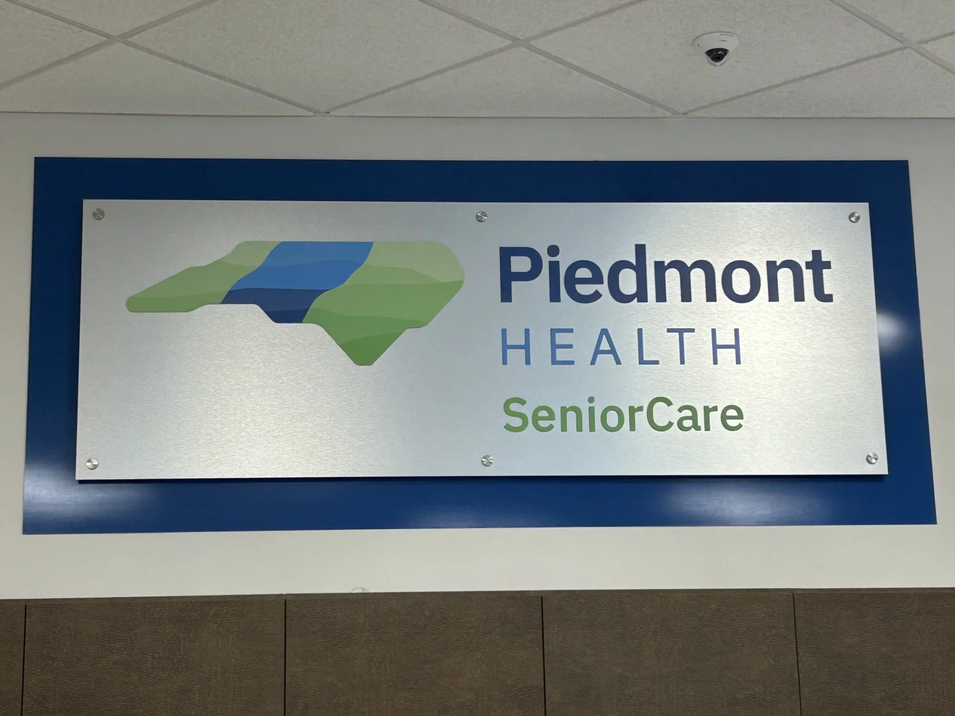 Branded Interior Sign – Piedmont Health SeniorCare