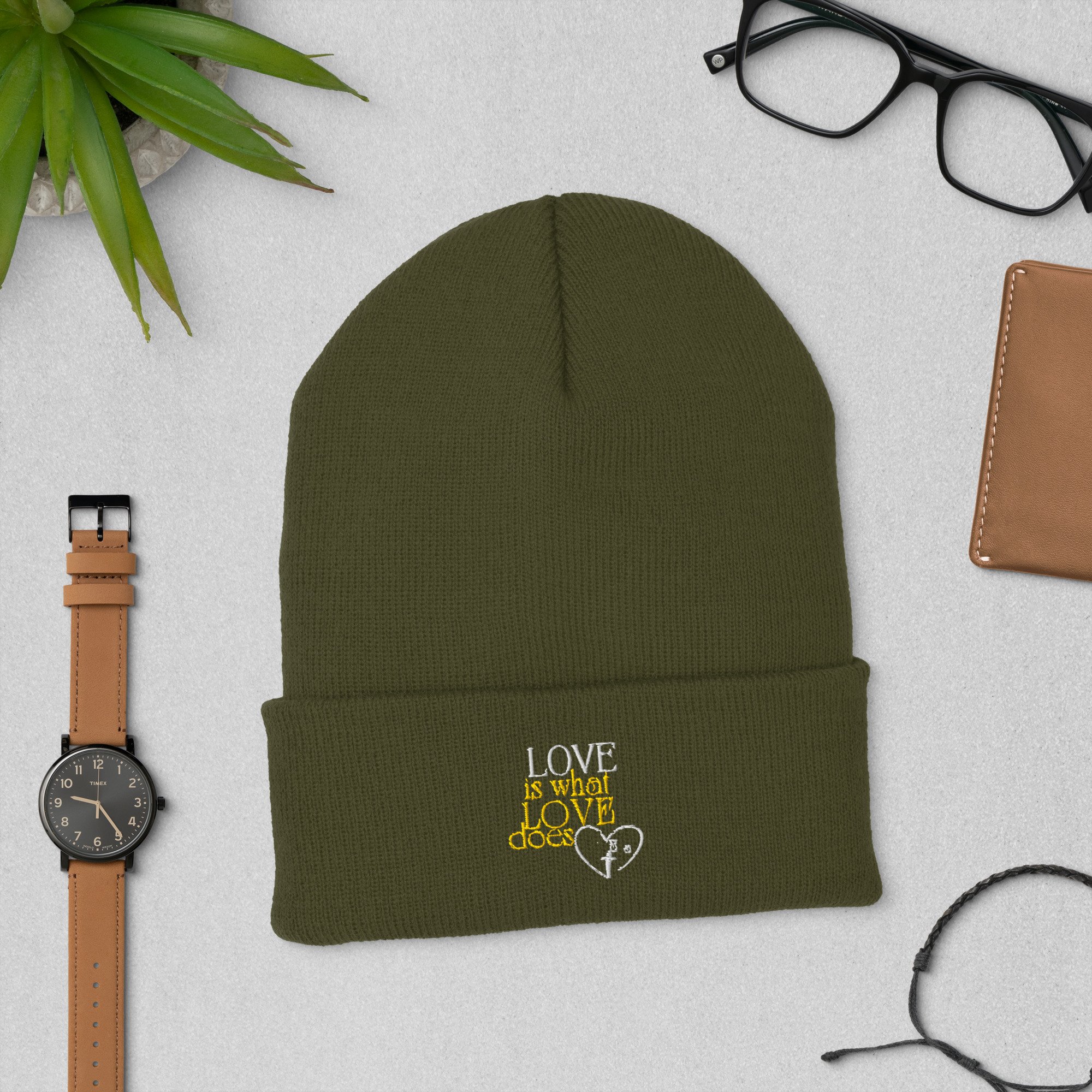 cuffed-beanie-olive-front-6792665d621f4.jpg