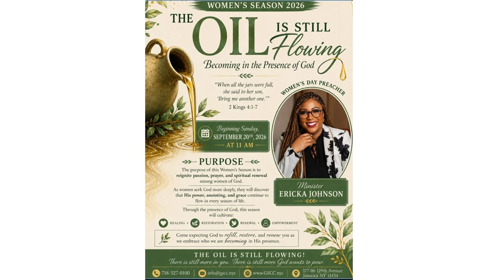 9.20.26 Women's Season - The Oil is Still Flowing