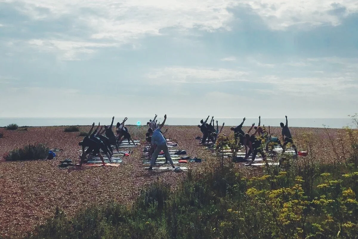 Beach yoga: Monday 6th April,  8-9am