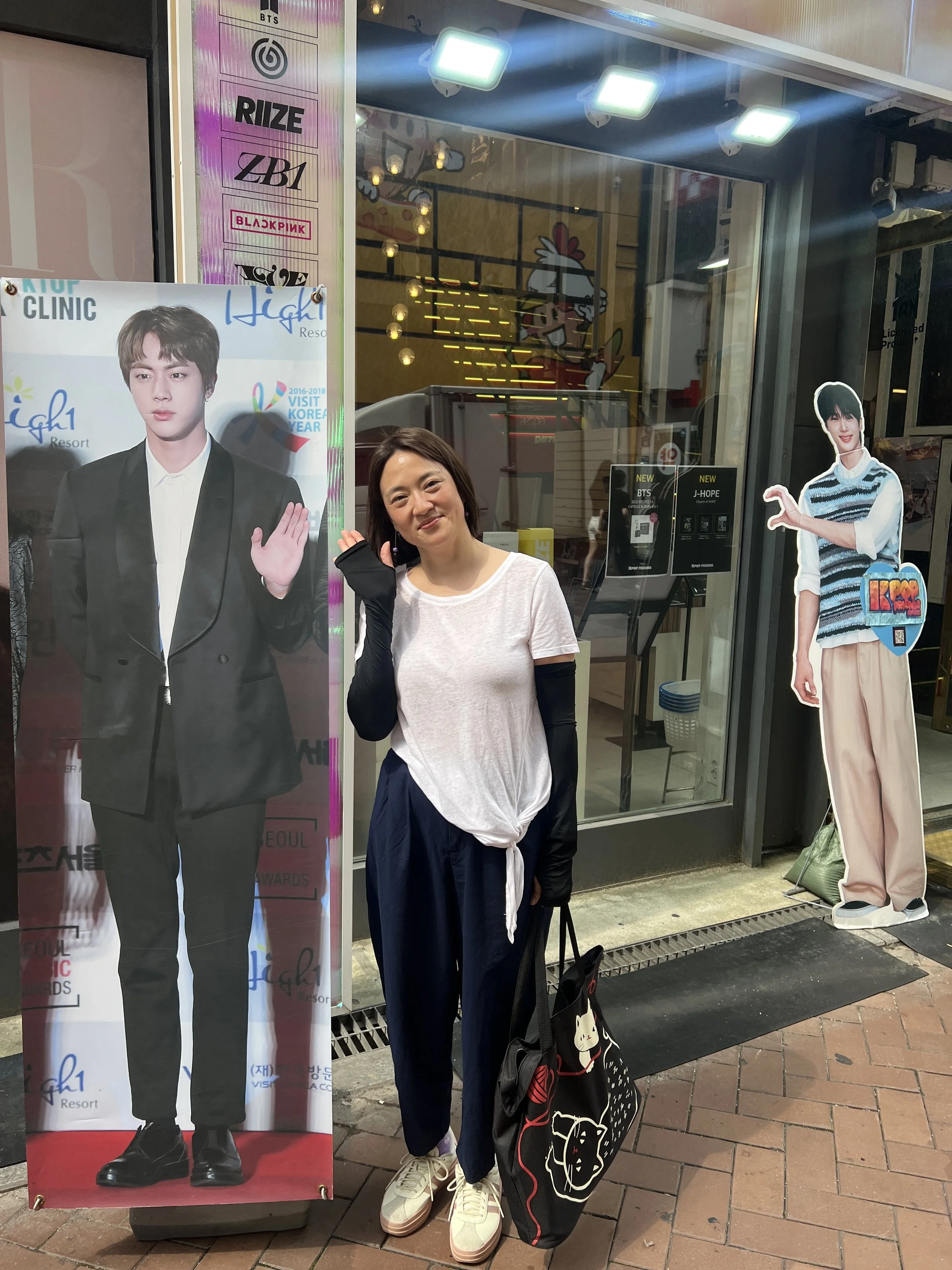 Doing my best Jin of BTS pose