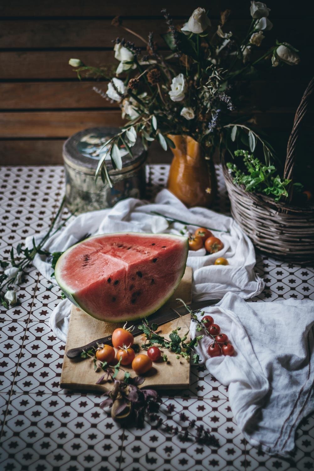 Summer in Puglia and a watermelon tomato and herbs salad 51.jpg