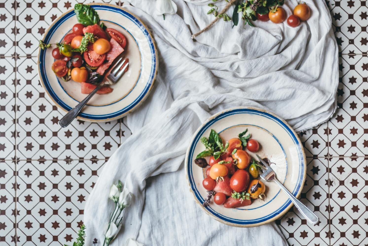 Summer in Puglia and a watermelon tomato and herbs salad 50.jpg