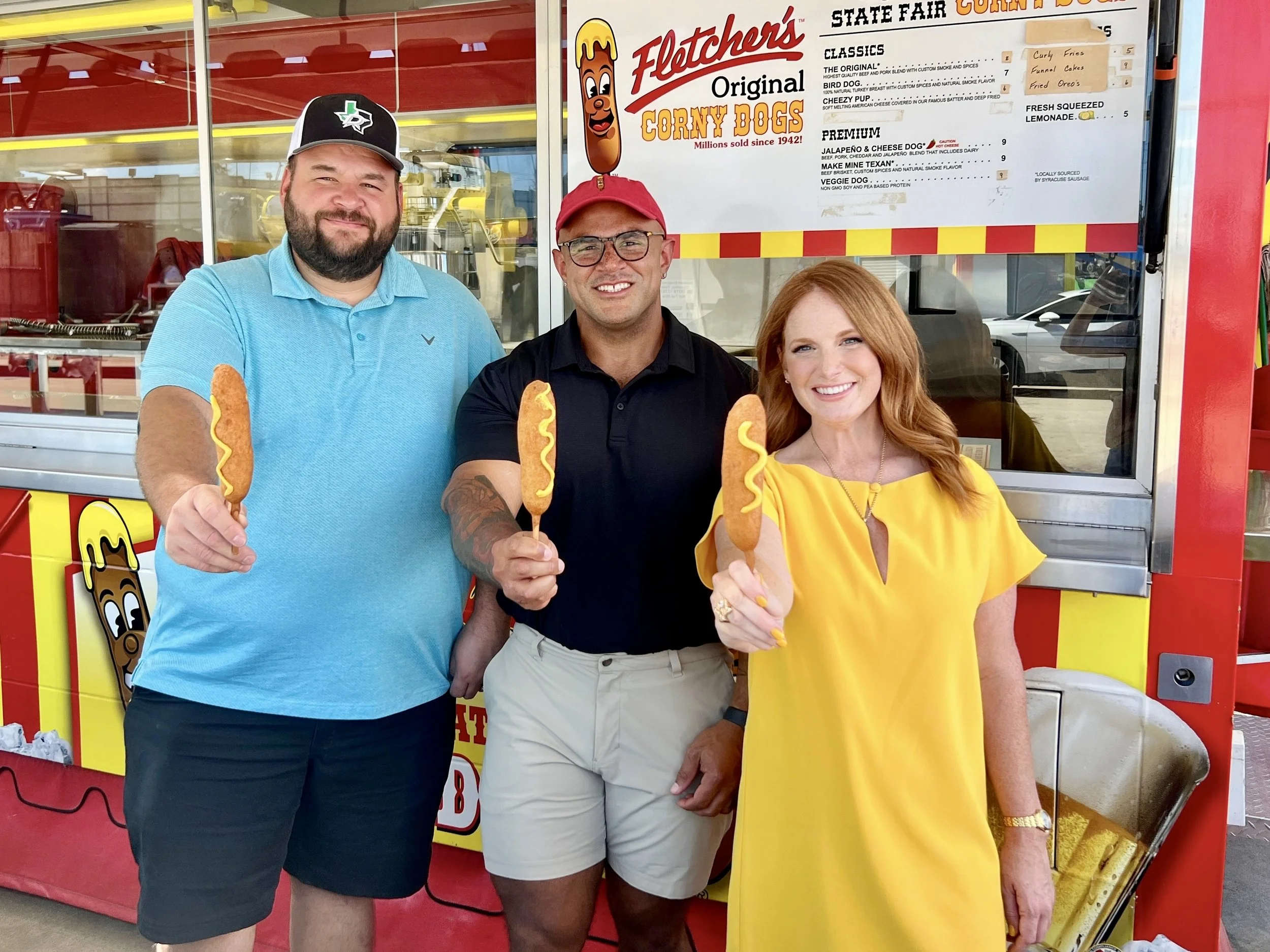 William Fletcher, Aaron Fletcher, and Amber Fletcher are the third-generation owners of Fletcher’s Original Corny Dogs