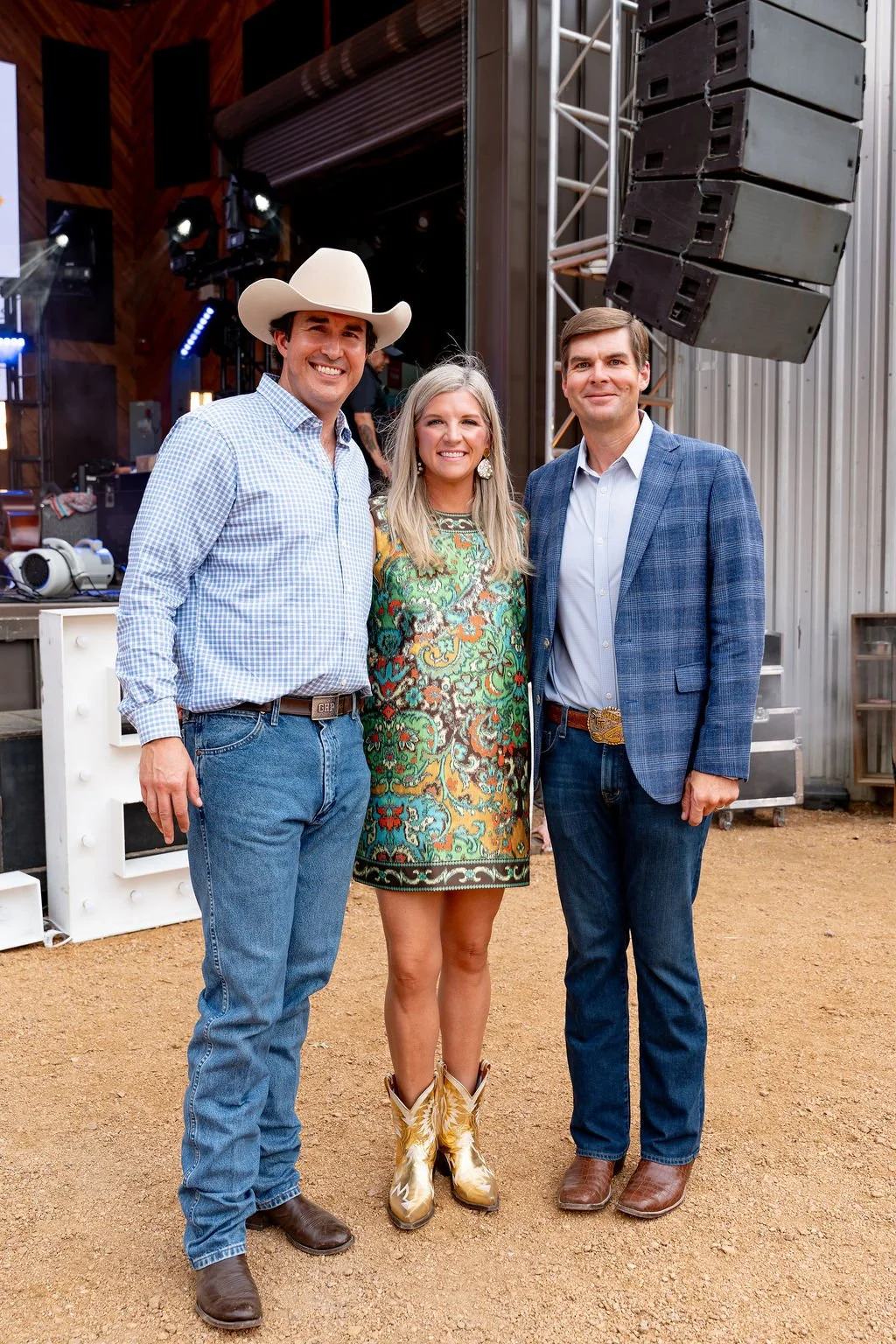 Saddle Up co-chairs Grant and Courtney Pruitt, Robert Walne.jpg