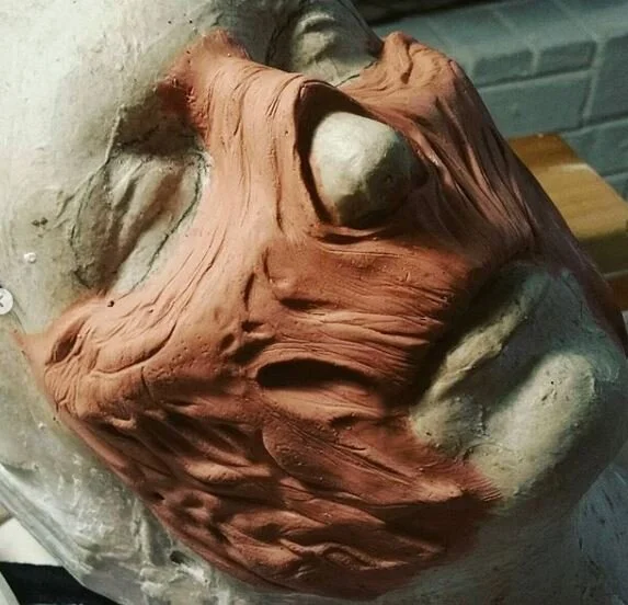 Edward Deegan prosthetic sculpt 1
