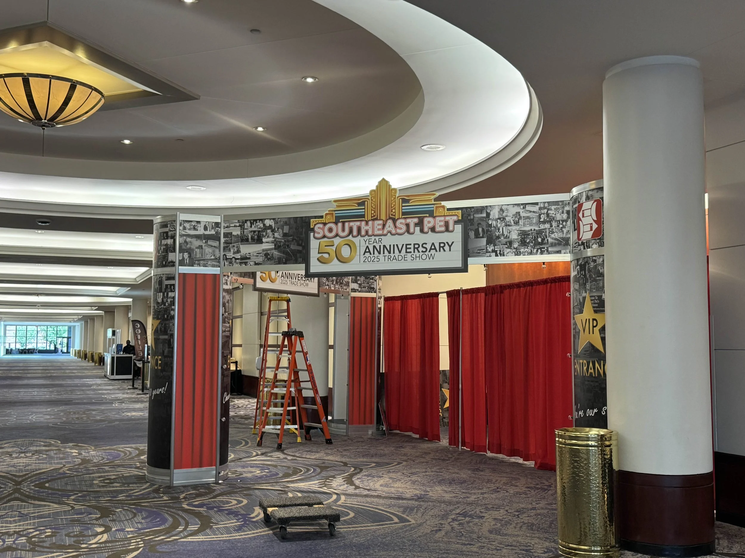 50th Anniversary Entry Construction