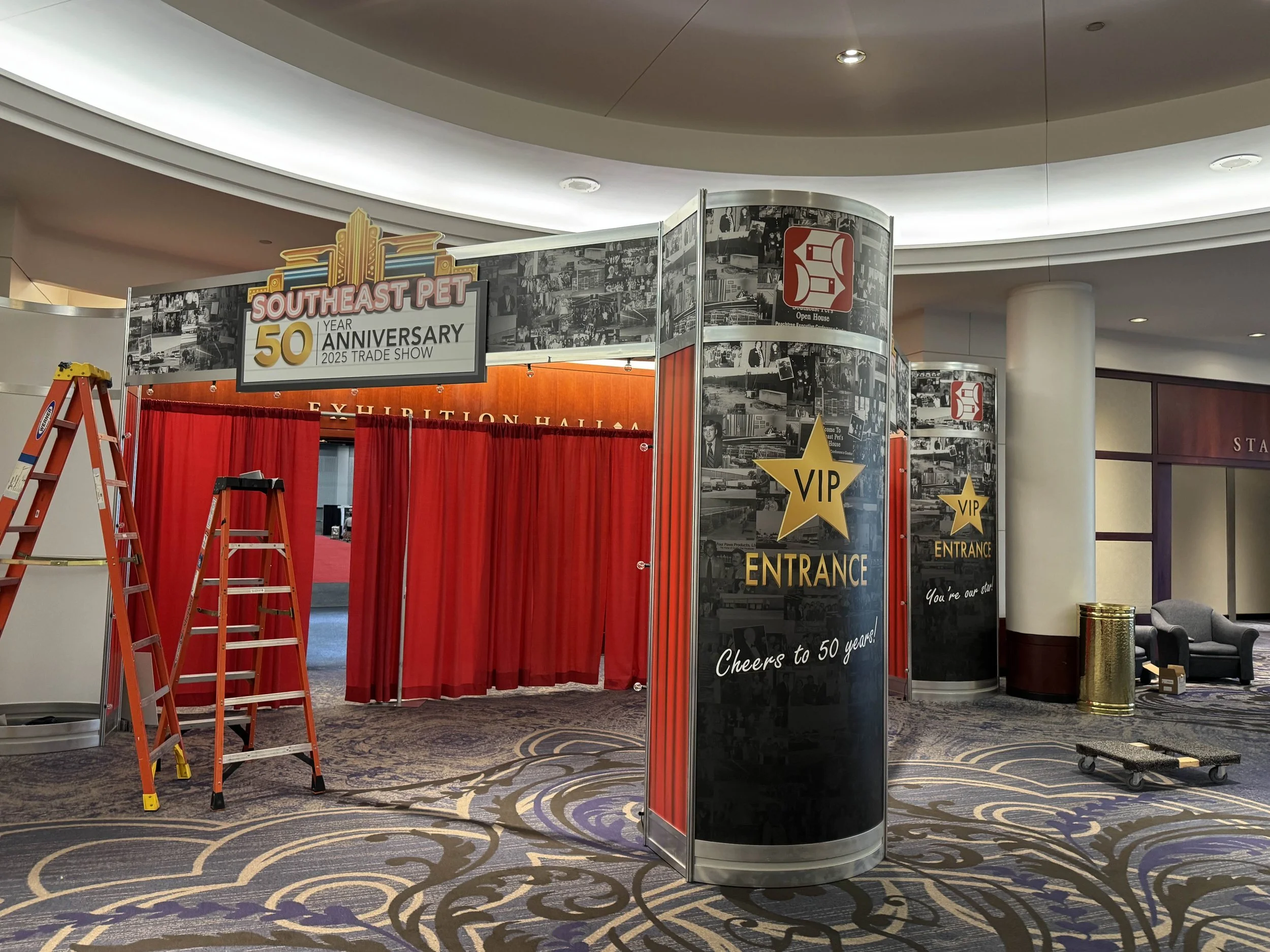 50th Anniversary Entry Construction 2