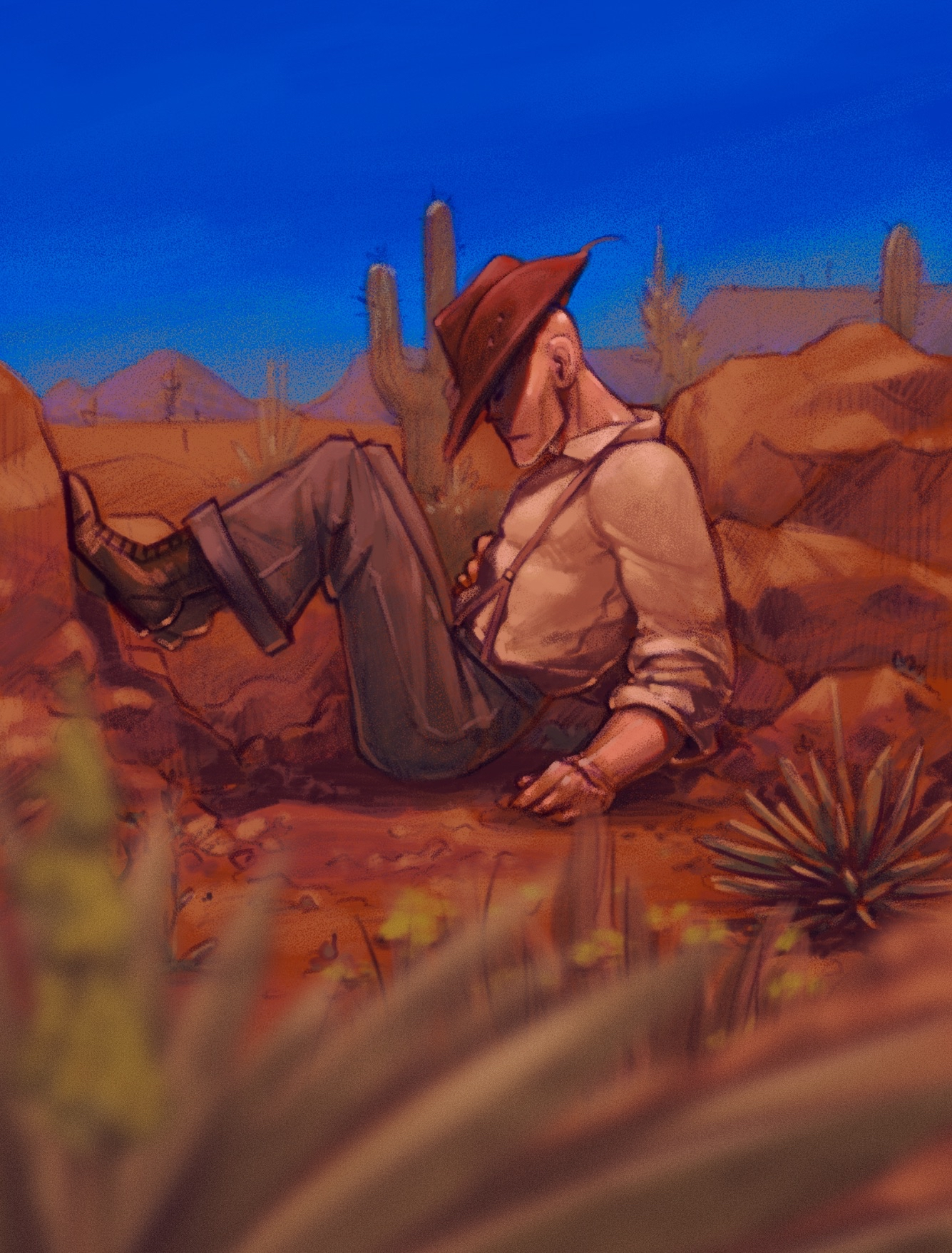 Clay Kelly in the Desert