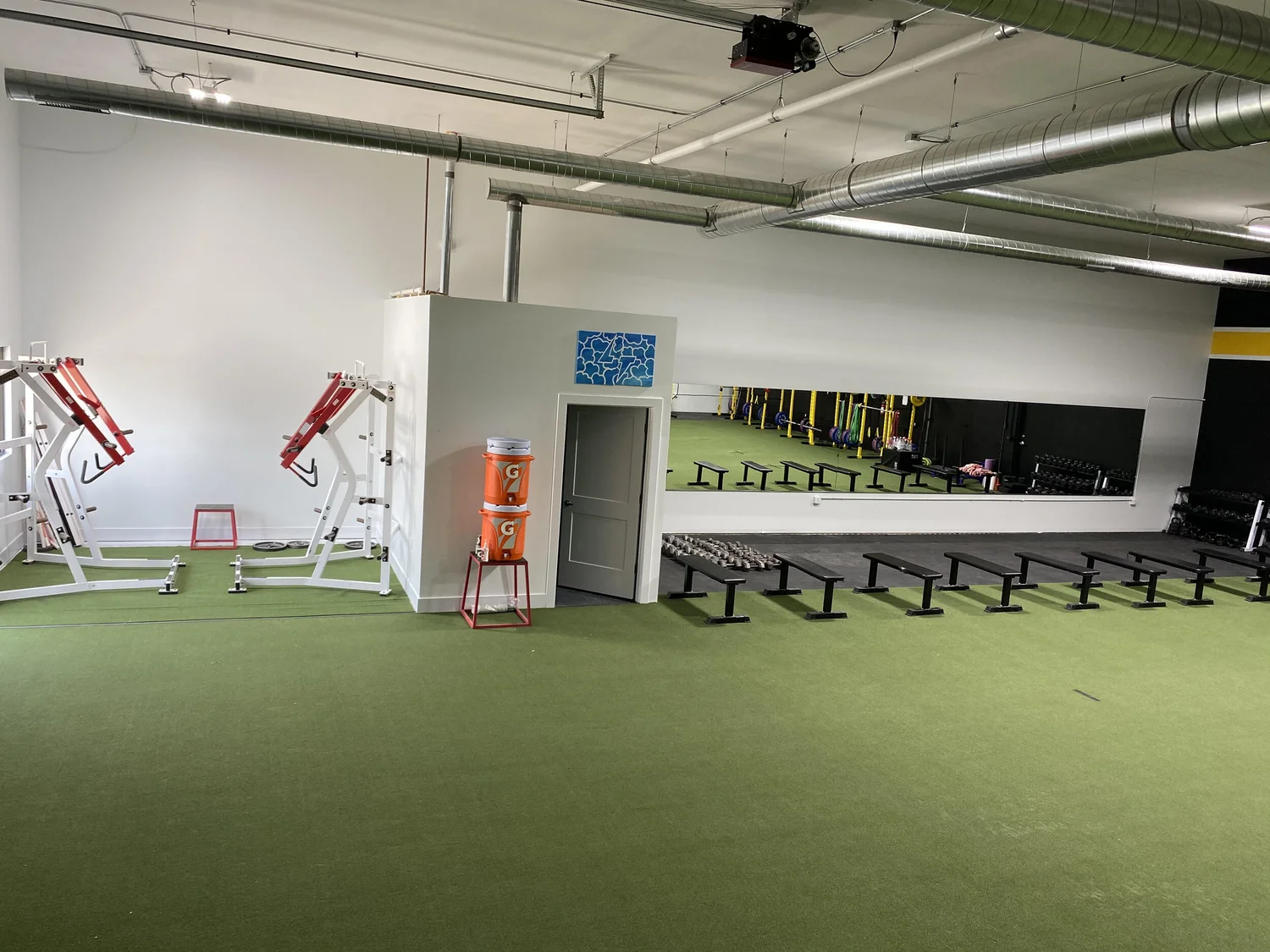 Inside the Loyalty Training facility in Gretna