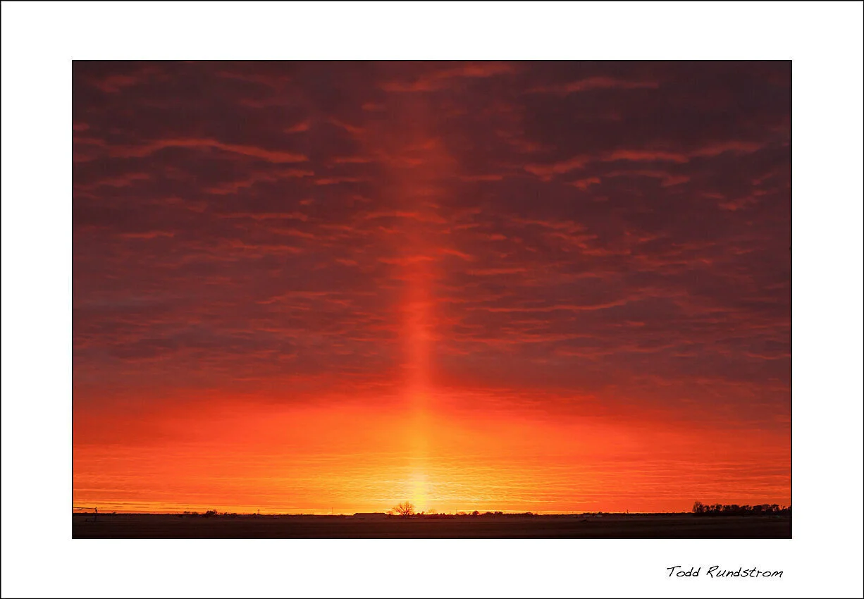 Shooting Ray of Light Sunset [0056]