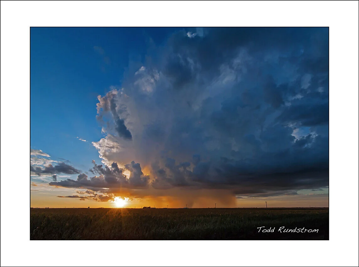 Rain Squall at Sunset [0057]