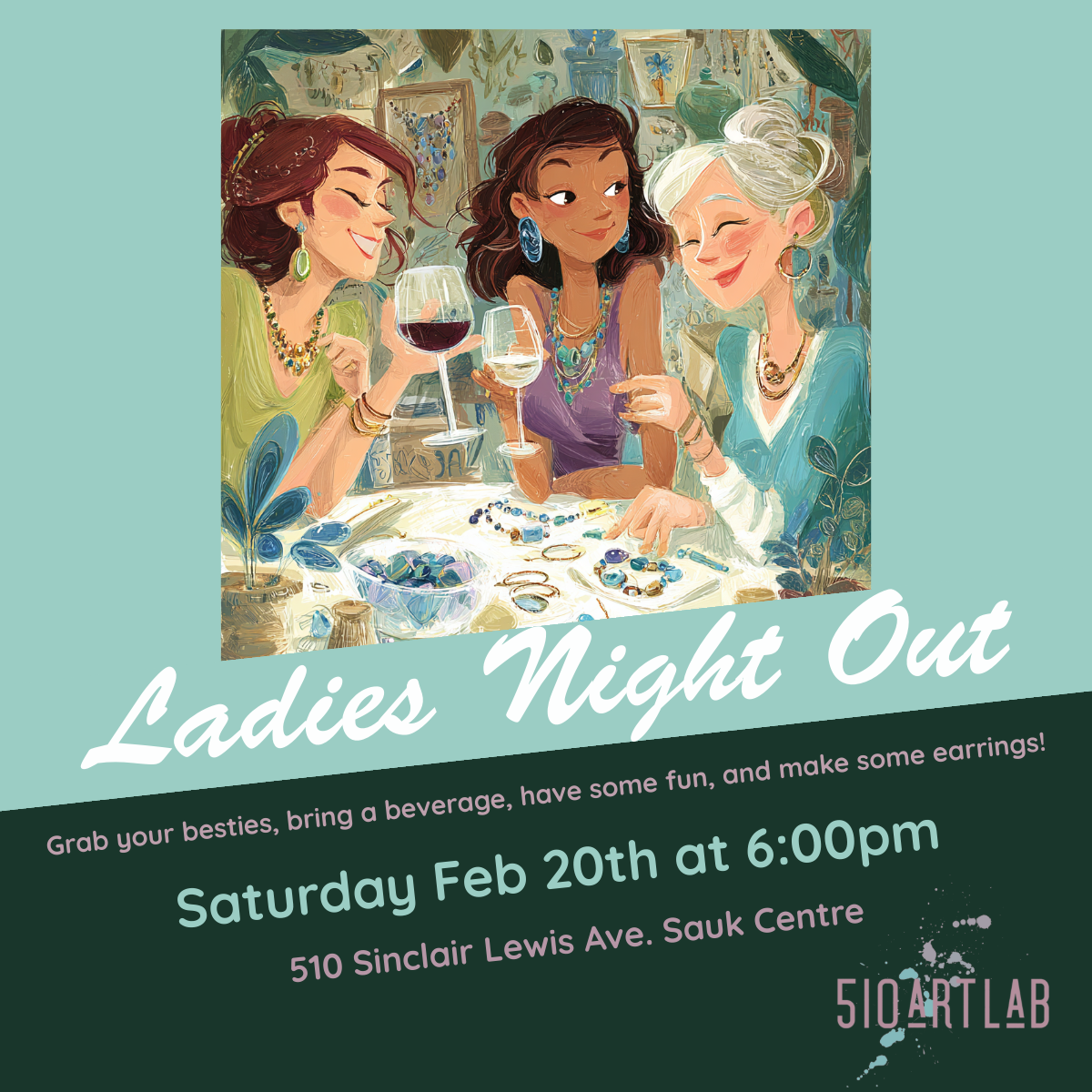 2/20 Ladies Night Out - Earrings Class
