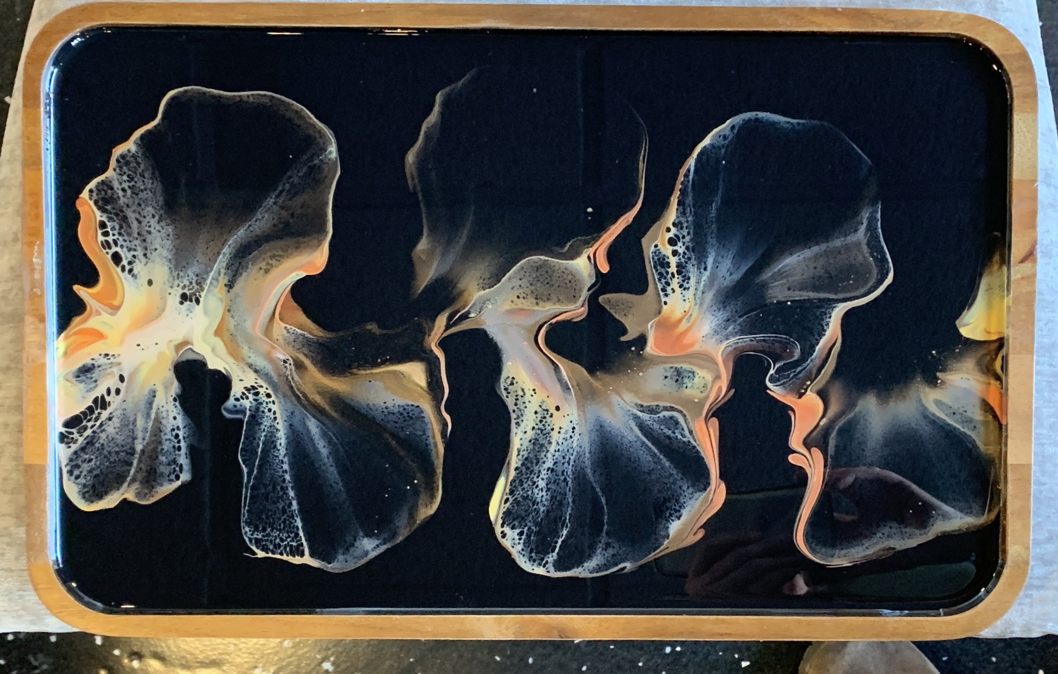 6/29 Fluid Art Tray Class (Rectangle)