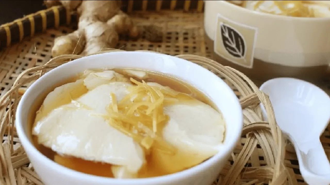 Vietnamese Tofu Dessert - Tau Hu Nuoc Duong