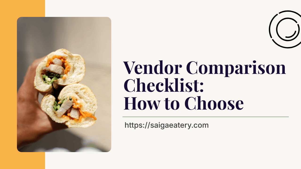 Vendor Comparison Checklist_ How to Choose