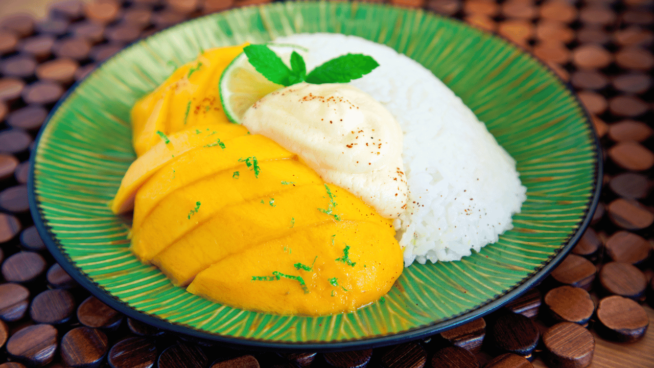Mango Sticky Rice in Vietnam
