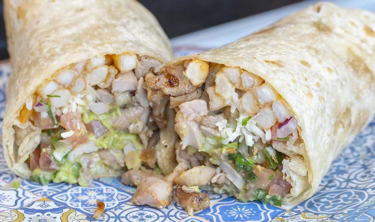 El Pollo Grill serving tasty Lemon Grove California burrito.
