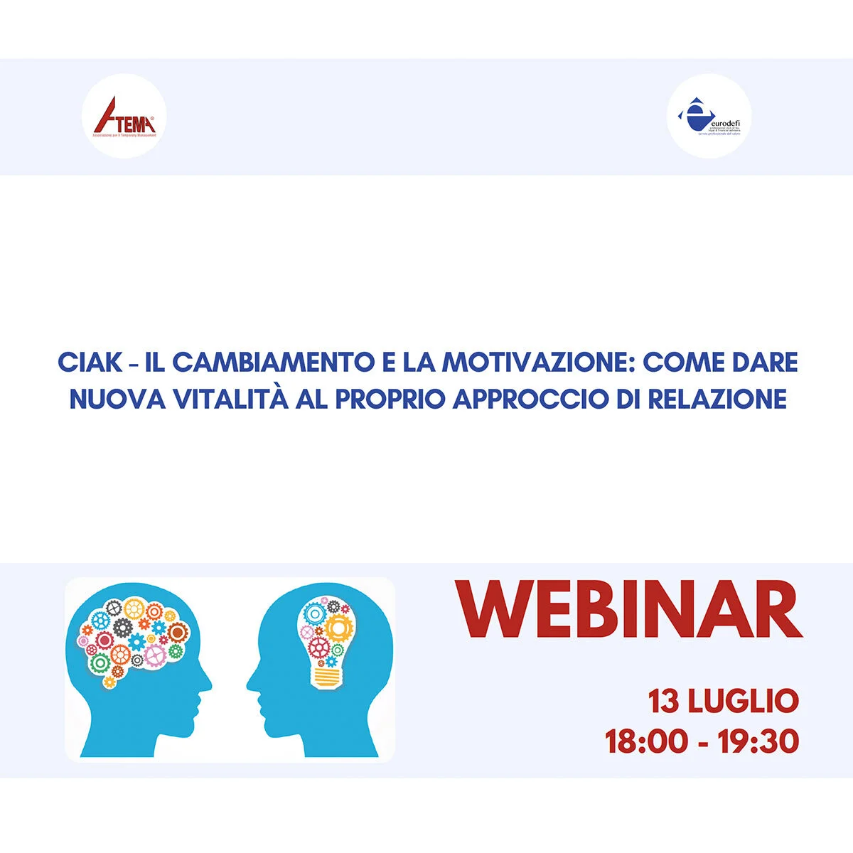 Webinar. Il cambiamento e la motivazione.