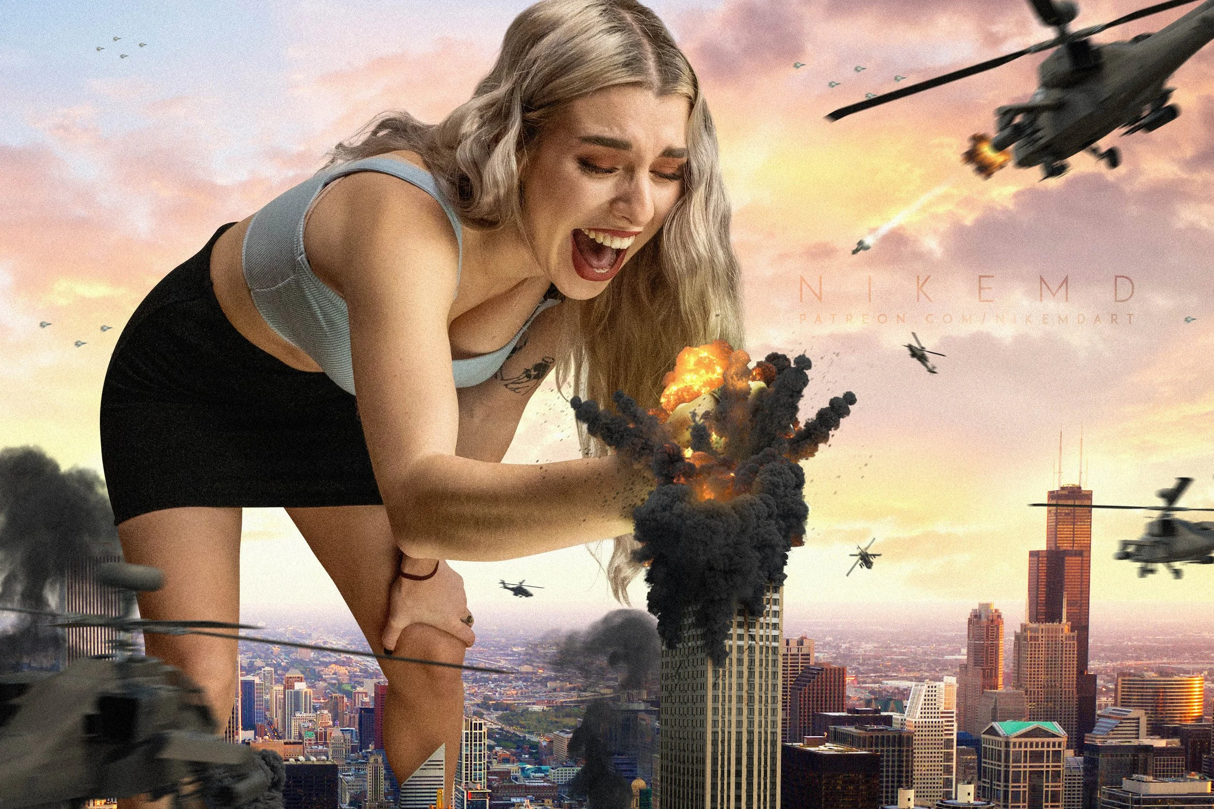 Giantess Art — Nikemd Art