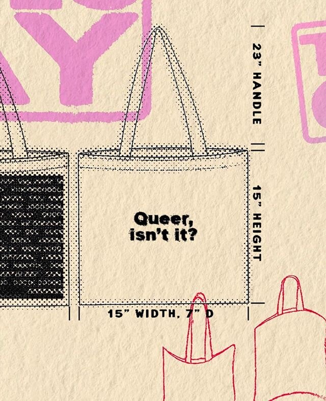 Totes Gay is now live! Together with @memesdiner we put together totes for Pride with two goals in mind, raising money for The Okra Project (@theokraproject) and getting our queer community PAID this pride season. Every Totes Gay contributor is a que