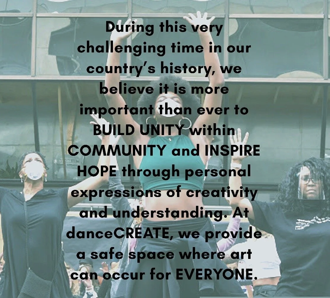 danceCREATE Stands with Black Lives Matter