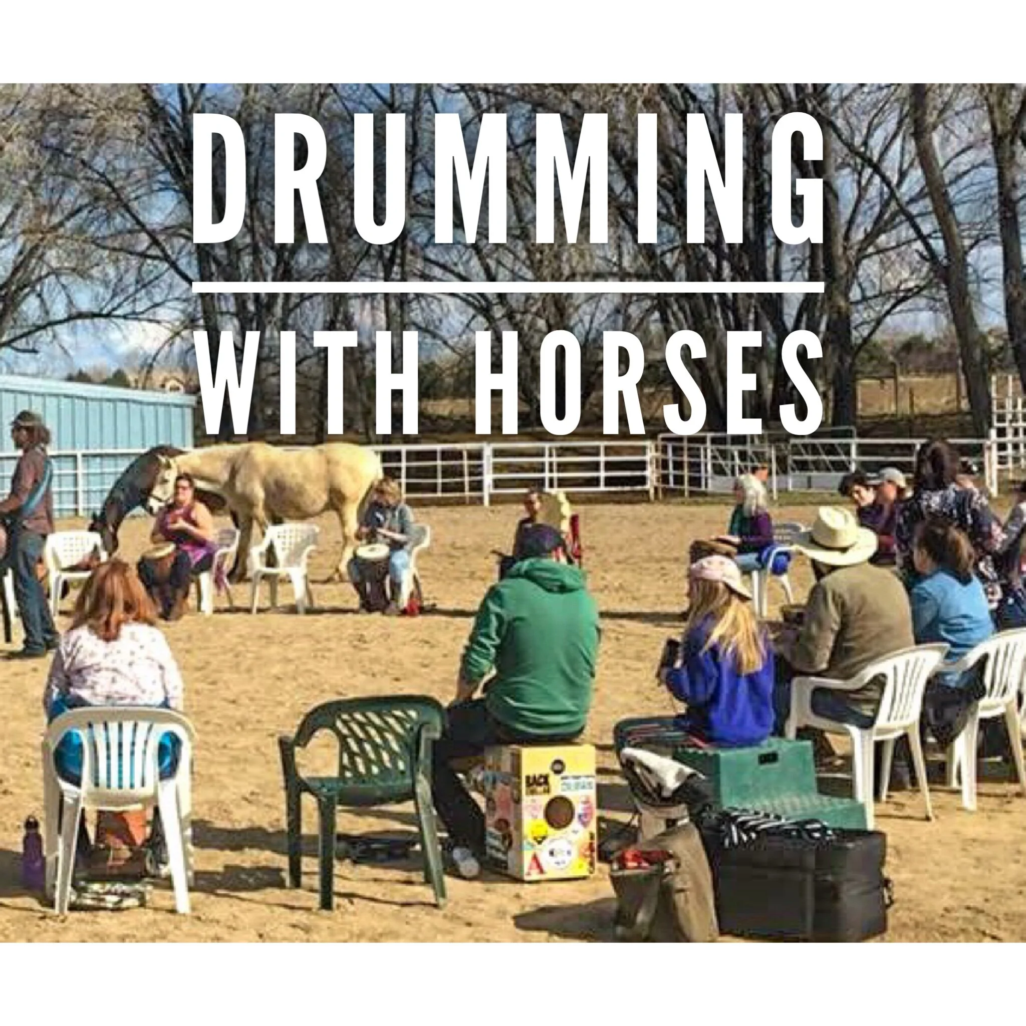 Drumming with Horses