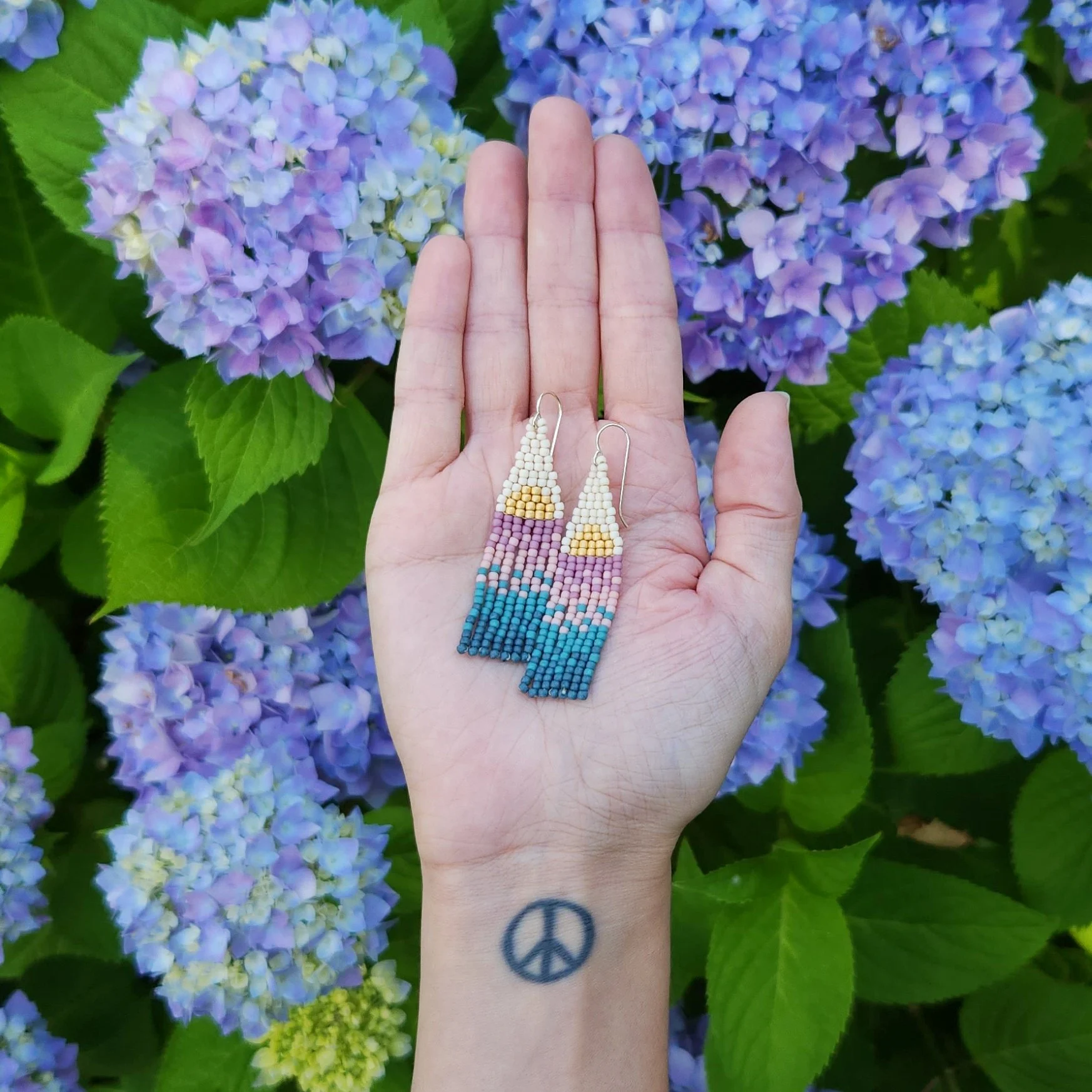 Mini Calico Earrings