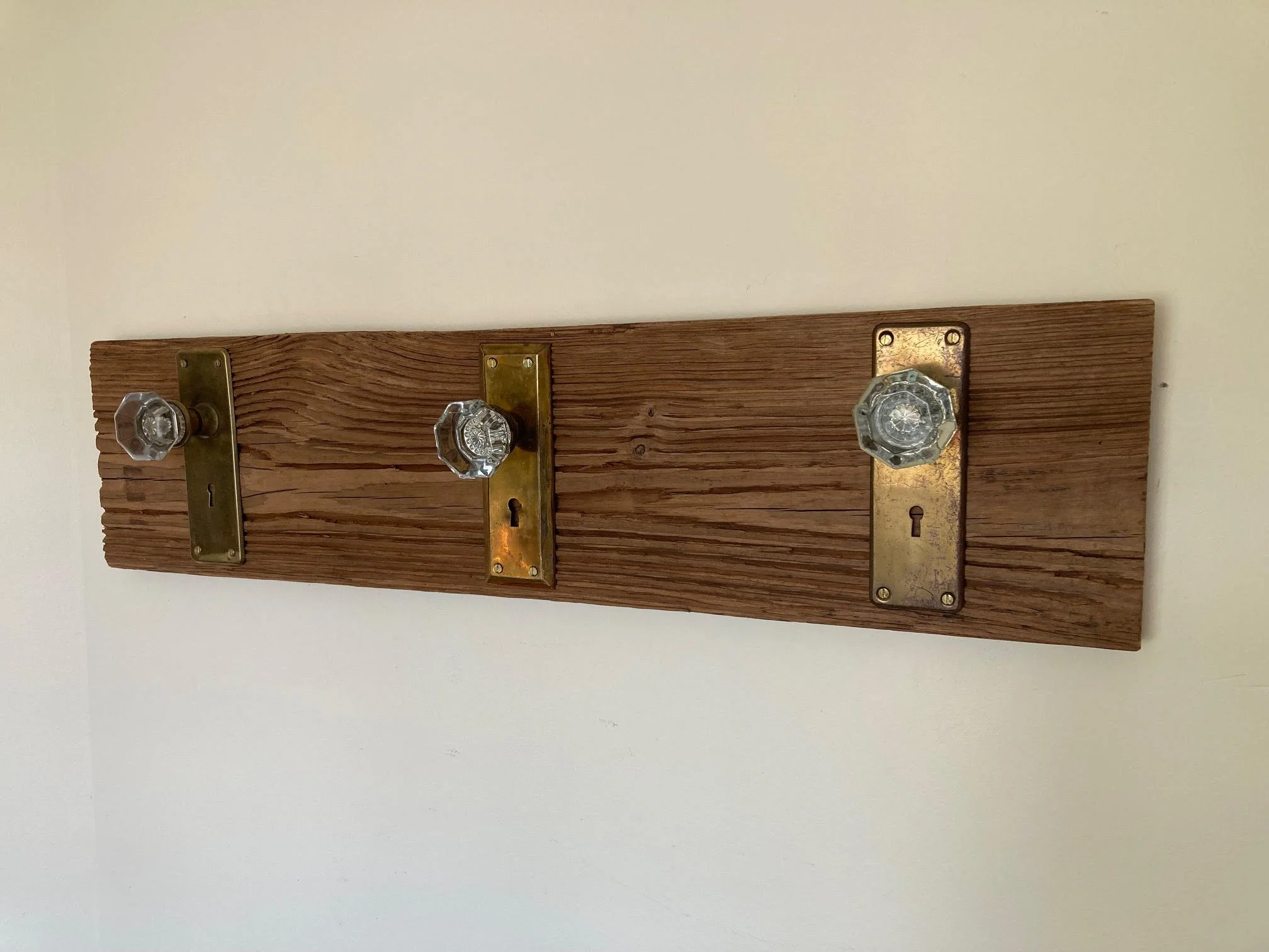 Door Knob Coat Hook (Triple) — Silver Birch Woodshop, LLC