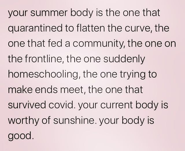Be kind to yourself and strut your stuff this summer! Permission granted! 👊🏻#bodypositivity
