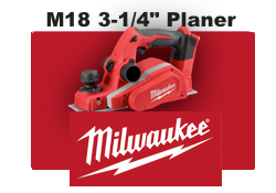 Milwaukee M18 3-1/4" Planer | Preview